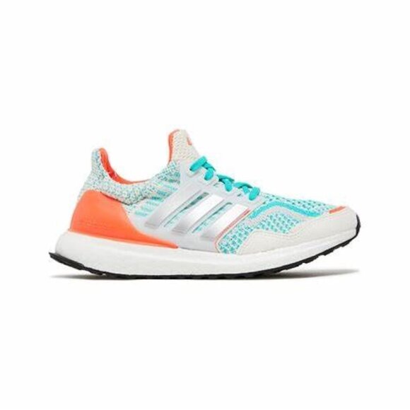 KID'S Adidas SIZE 4Y  UltraBoost 5.0 DNA J White Mint Rush GZ3997 NEW - Picture 1 of 12